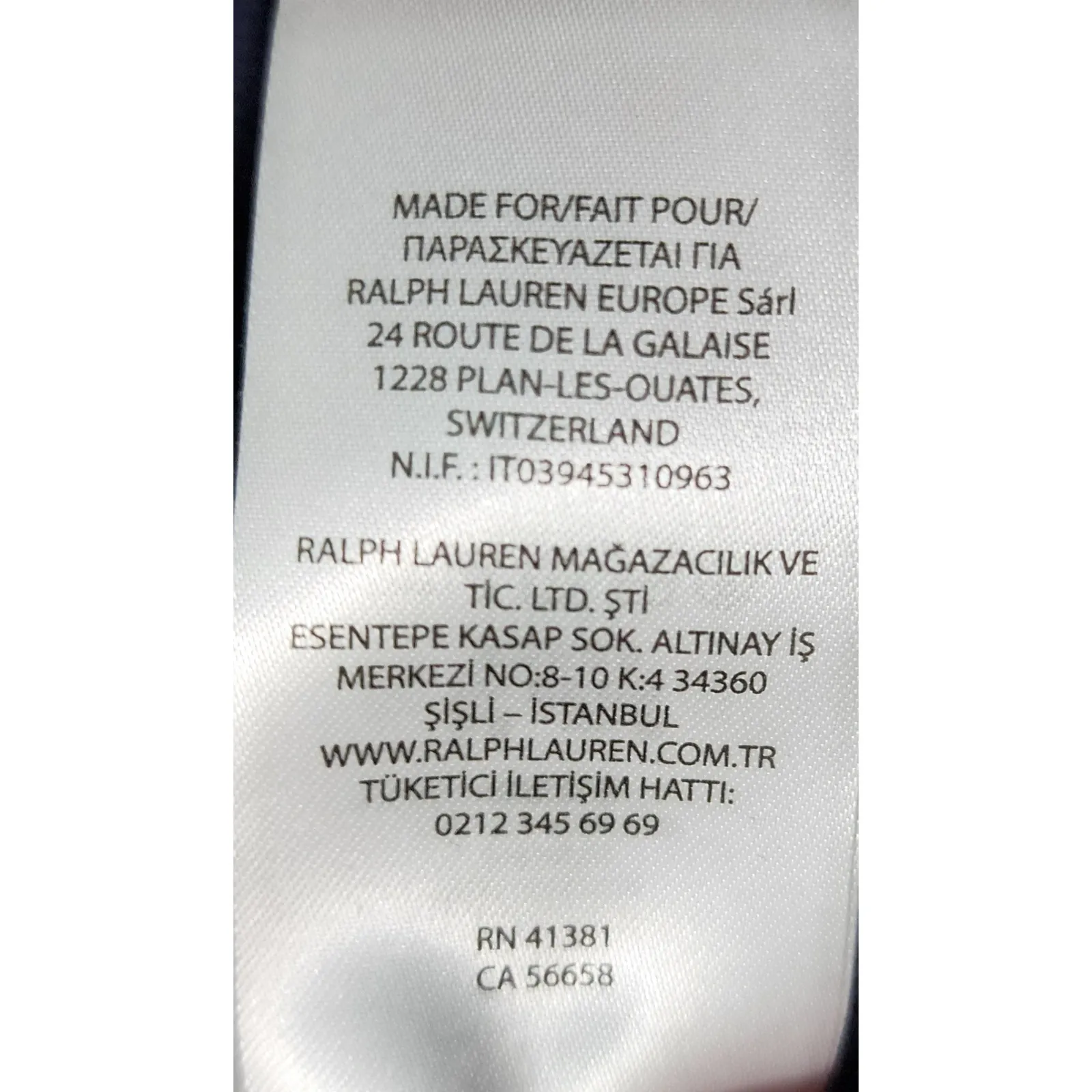 Lauren Ralph Lauren Navy Blue Cream Colorblock Joggers Sweatpants Women's Size M - Image 7