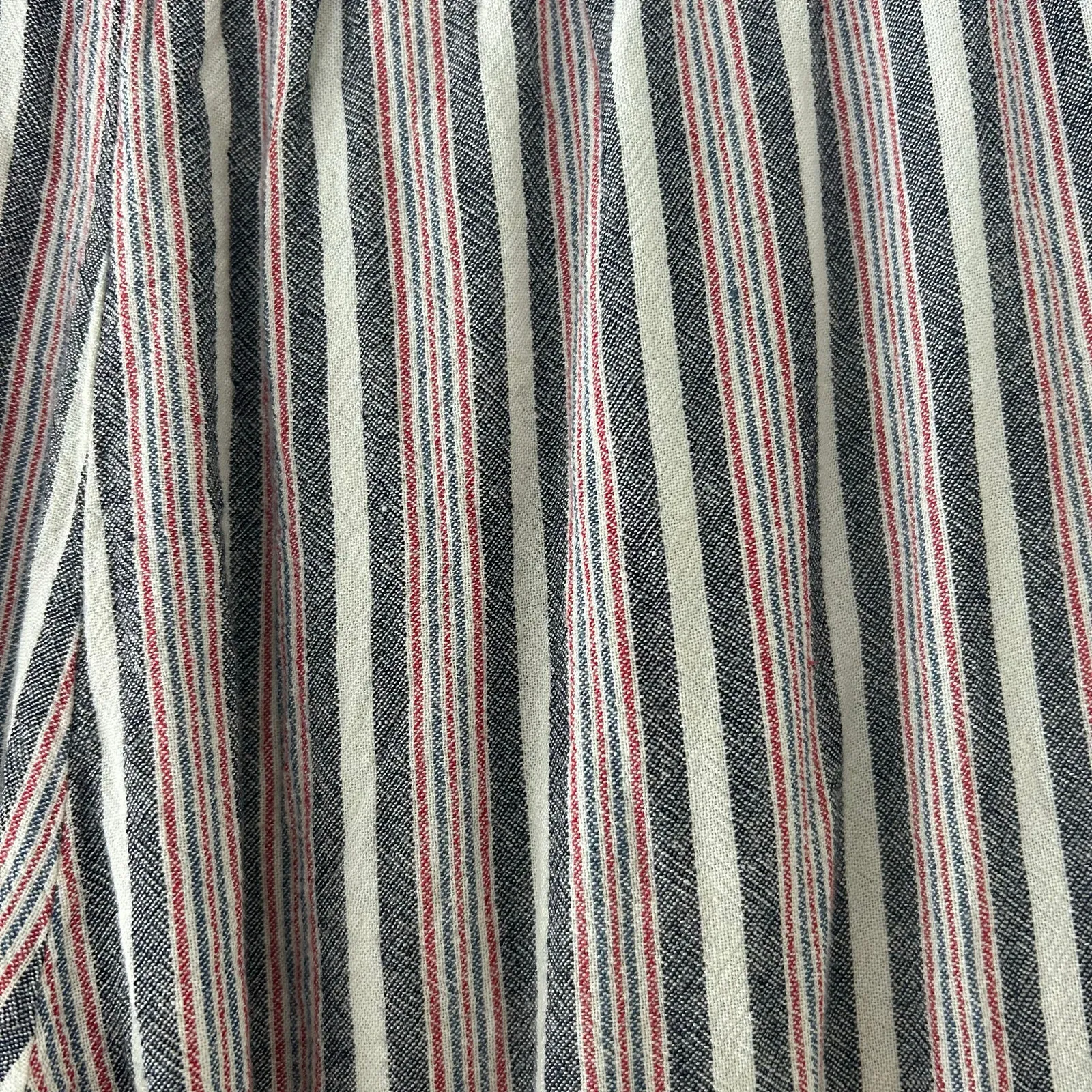 Anthropologie Cloth & Stone Linen Blend Striped Pants Sz XS - Image 8