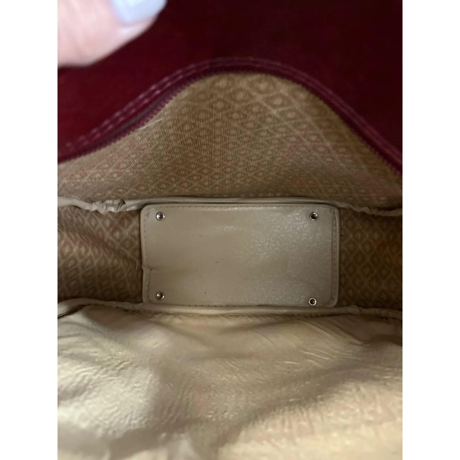 Vintage 1970's Samsonite Sonora Bag II Shoulder Bag With Front Pocket Red - Image 9