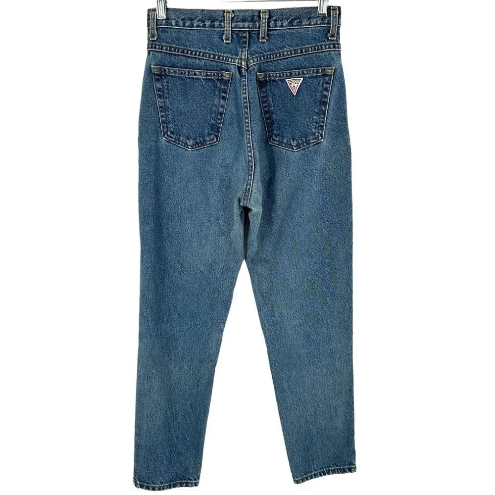 Vintage 80's Guess by Georges Marciano High Waist Mom Jeans USA Size 30/28 - Image 4