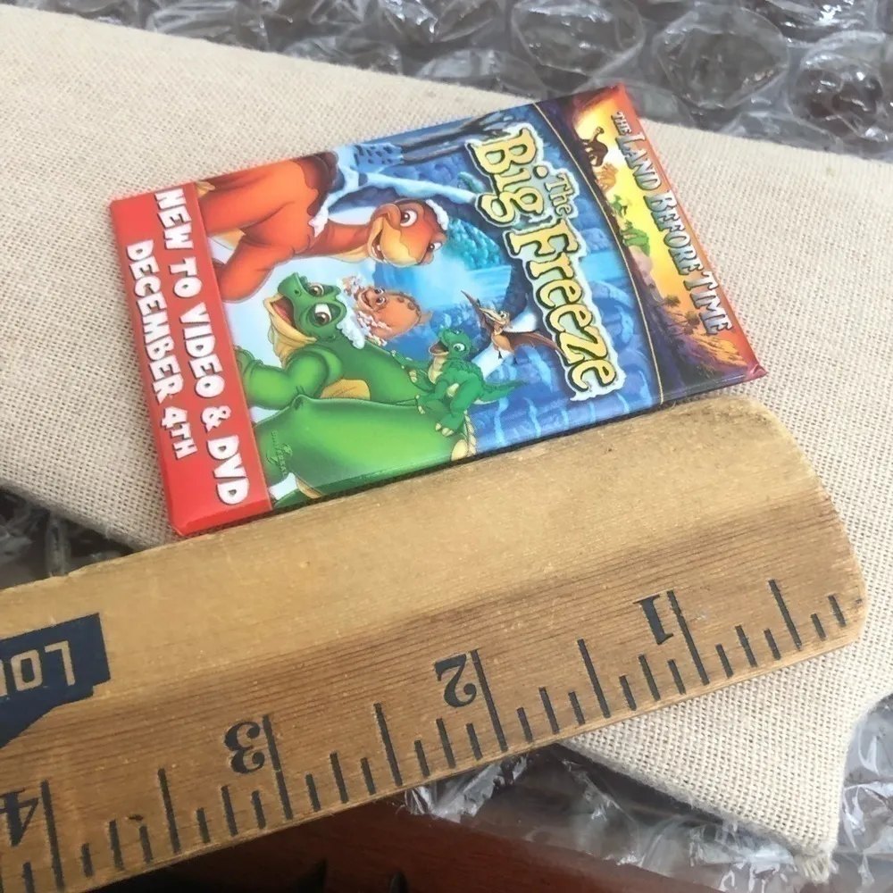 Vintage 2001 The Land Before Time Button Brooch - Image 3