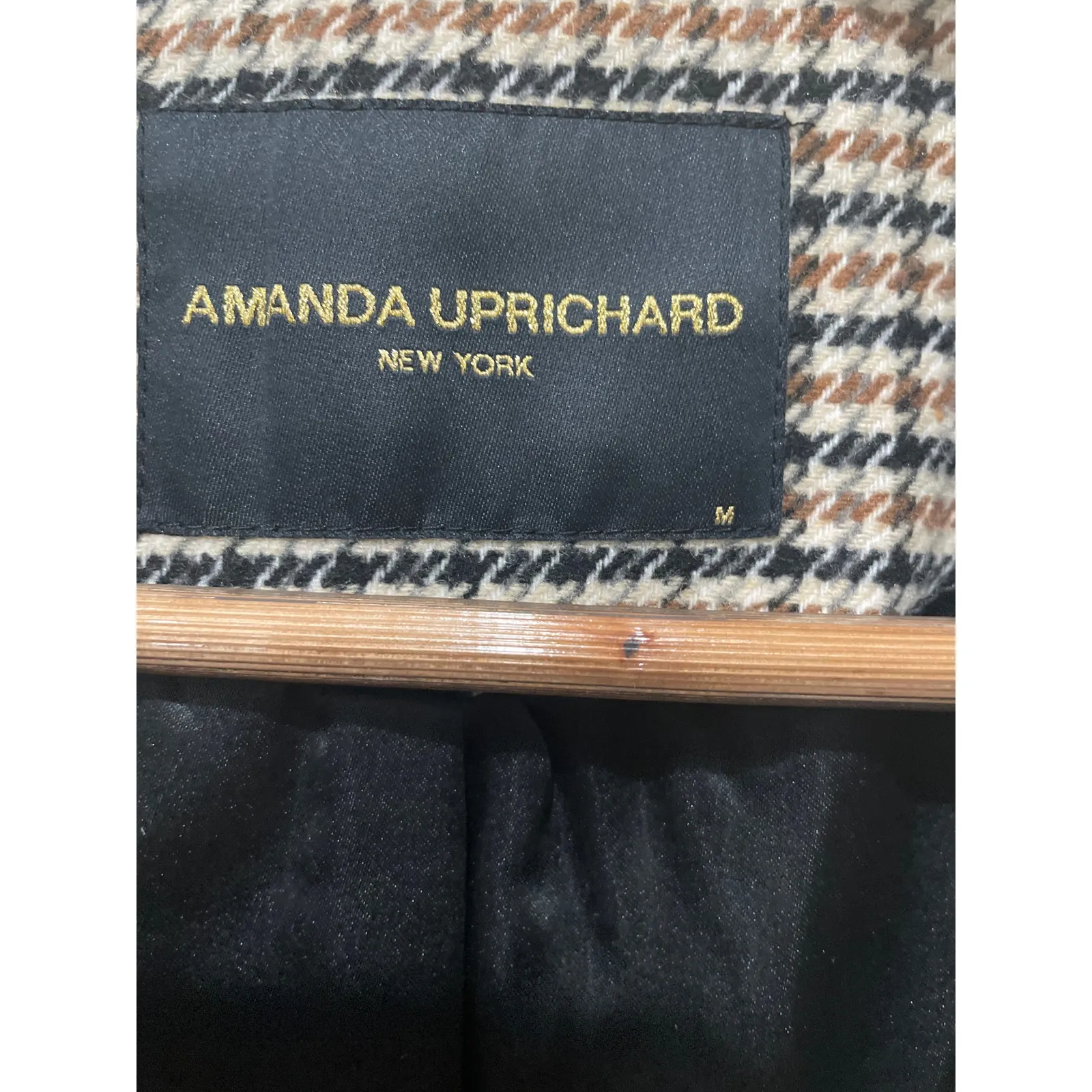 Amanda Uprichard Aldridge Houndstooth Blazer‎ Size Medium - Image 9