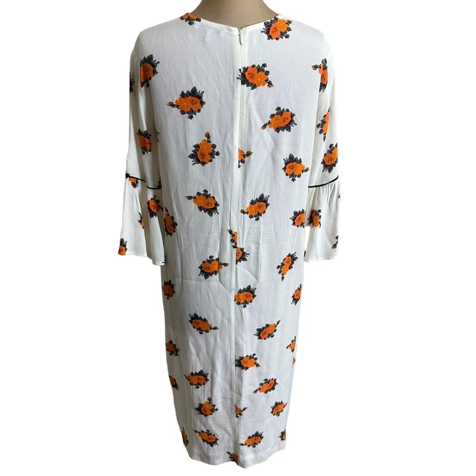 Ganni  Floral Print Mini Dress - Image 8