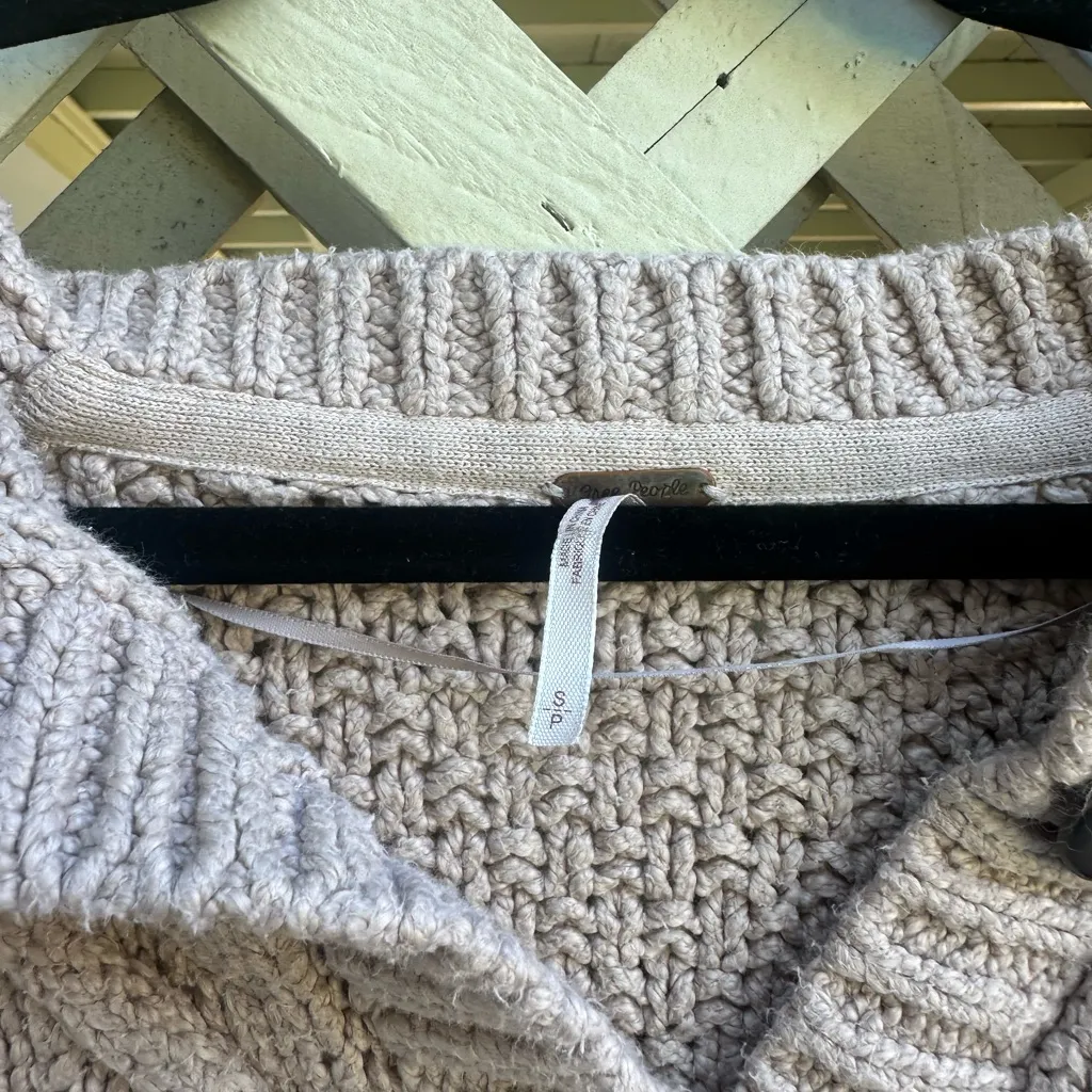 Free people Bonfire Cable Knit Cardi - Image 7