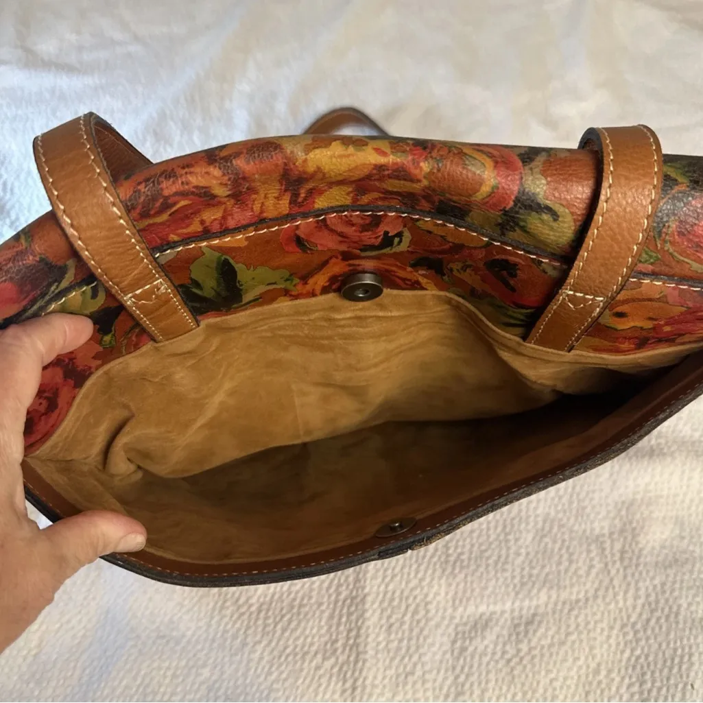 Patricia Nash Cantabria Tote Satchel Shoulder Bag Purse - Sienna Sunset - Image 4