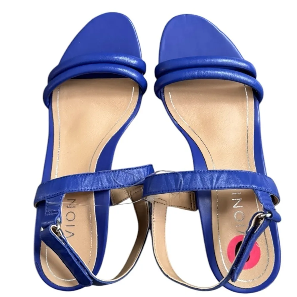Vionic Emmy Backstrap Wedge Sandal 6‎ Blue - Image 3