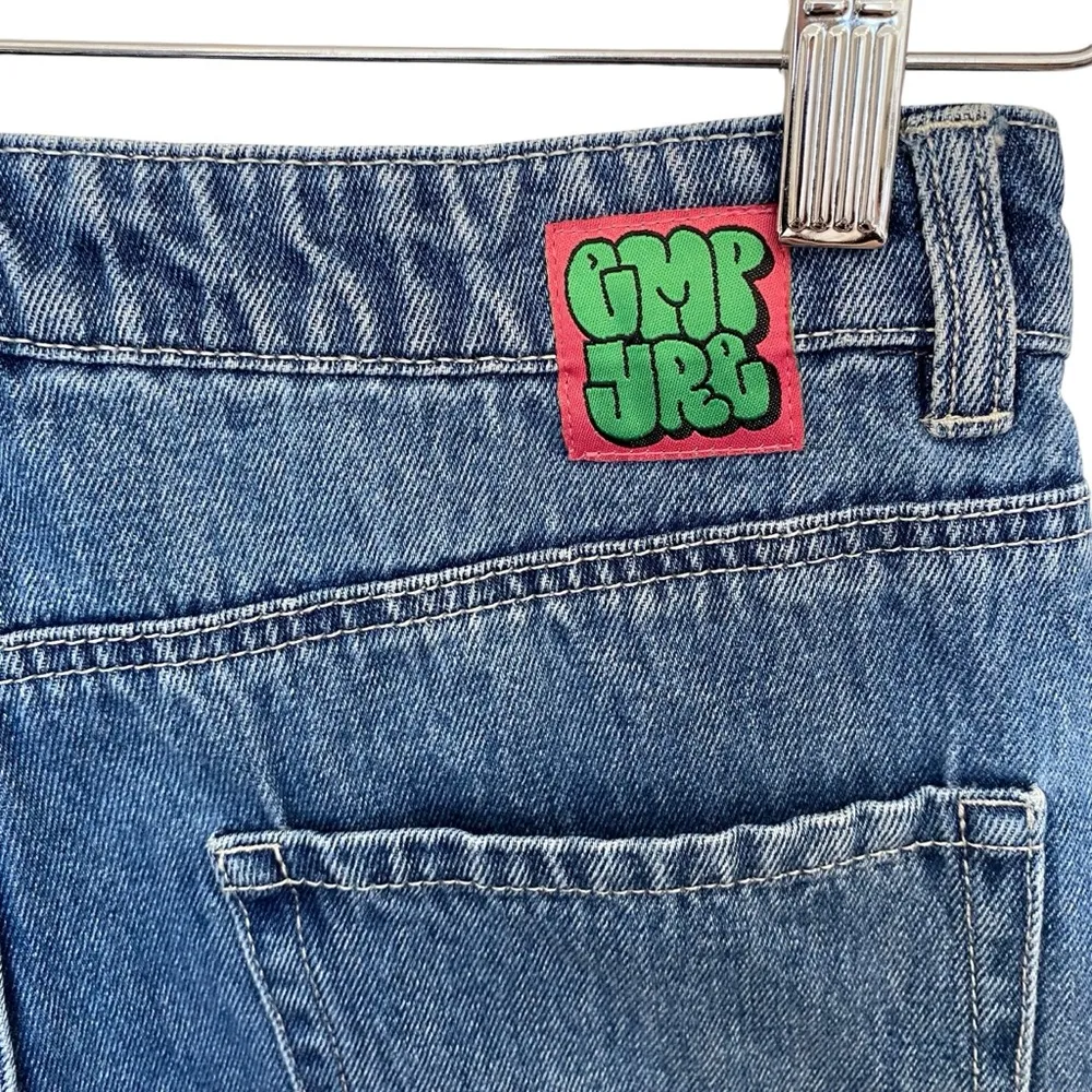 Empyre Tori Porkchop Pocket Cargo Skate Jeans Blue Colorway Size 4 - Image 8