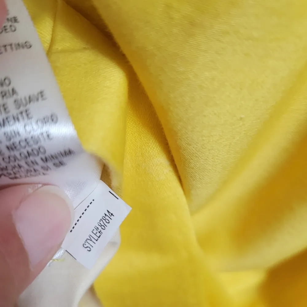 Studio I petite yellow floral fit &flare dress size 10p - Image 8