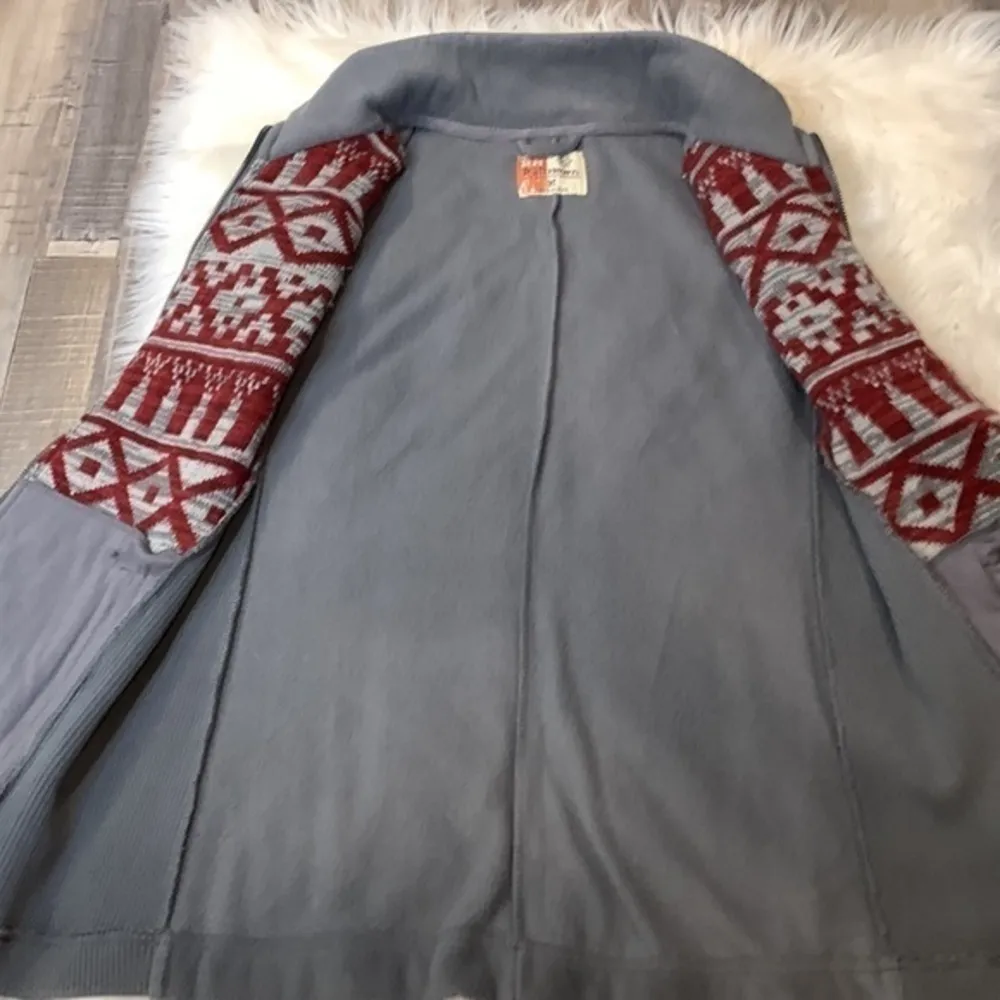 NWT Ruff Hewn fleece and sweater knit full zip vest M - Image 8