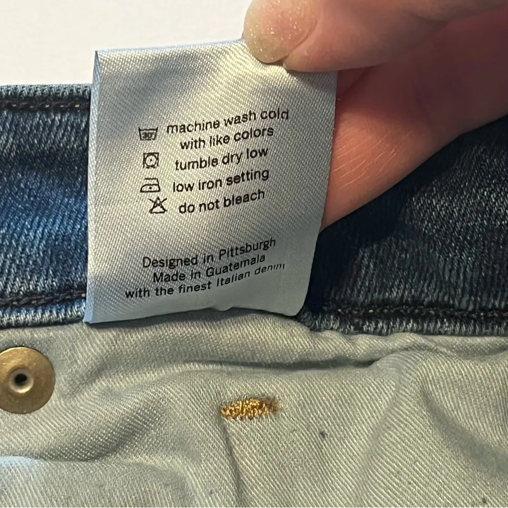 Revtown Womens SZ 30 Blue Denim Jean High Rise Skinny Ankle Stretch Five Pockets - Image 5