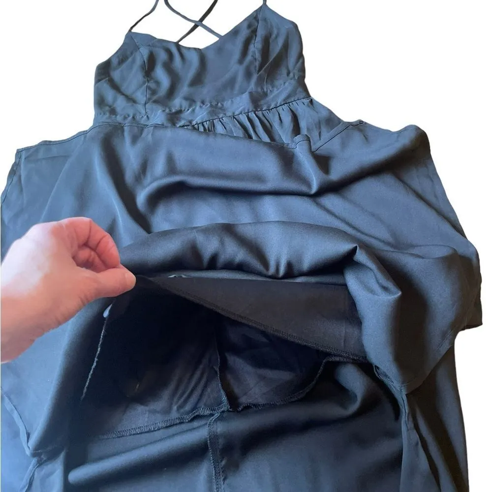 TOBI Backless Black Maxi Dress With Slits Womens Size Small - Image 10