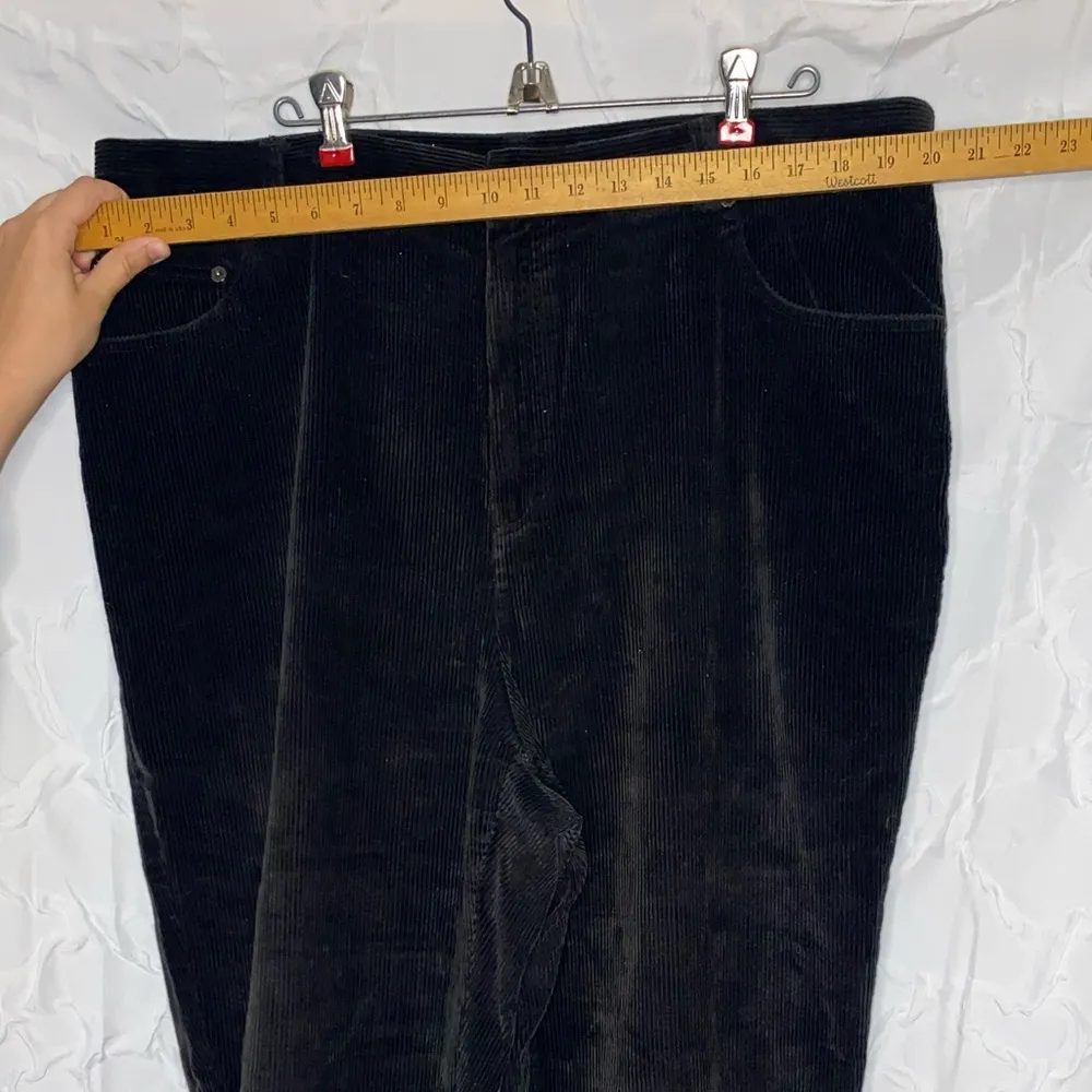 Lauren Jeans Co Ralph Lauren Pants Women’s 16 Olive Black Straight Leg High Rise - Image 3