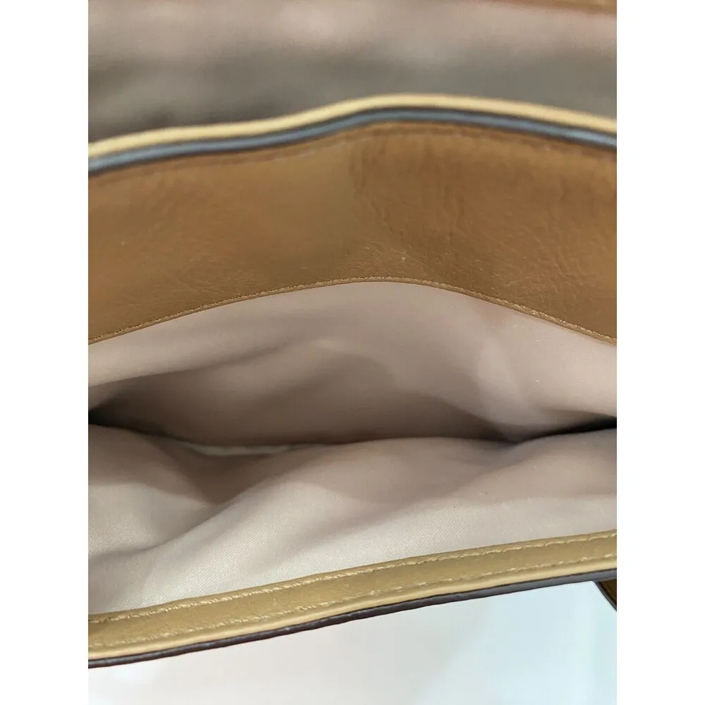 Coach Leather Campbell Eva Satchel Crossbody Bag Vintage L1394-F27231 Camel Tan - Image 7