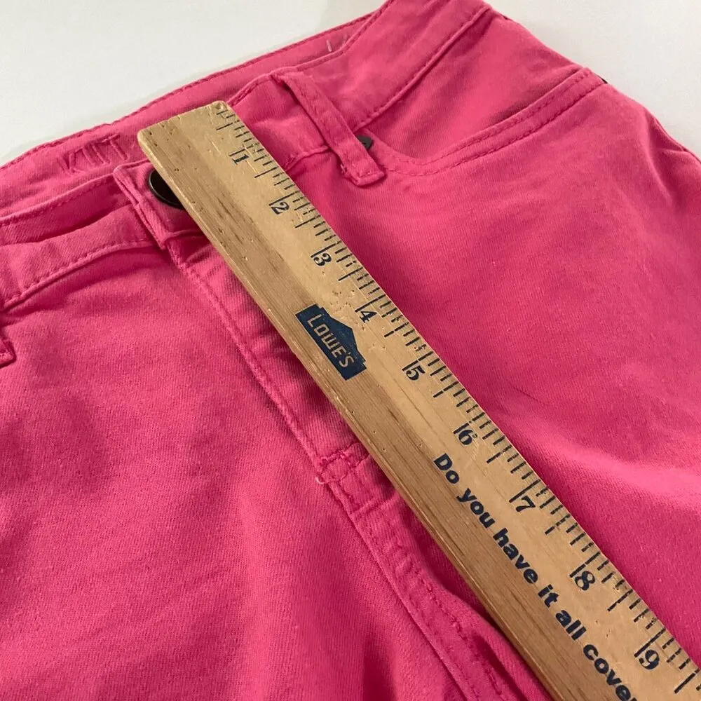 Kut From The Kloth Womens Pink Cropped Jeans Size 6 preppy casual - Image 6