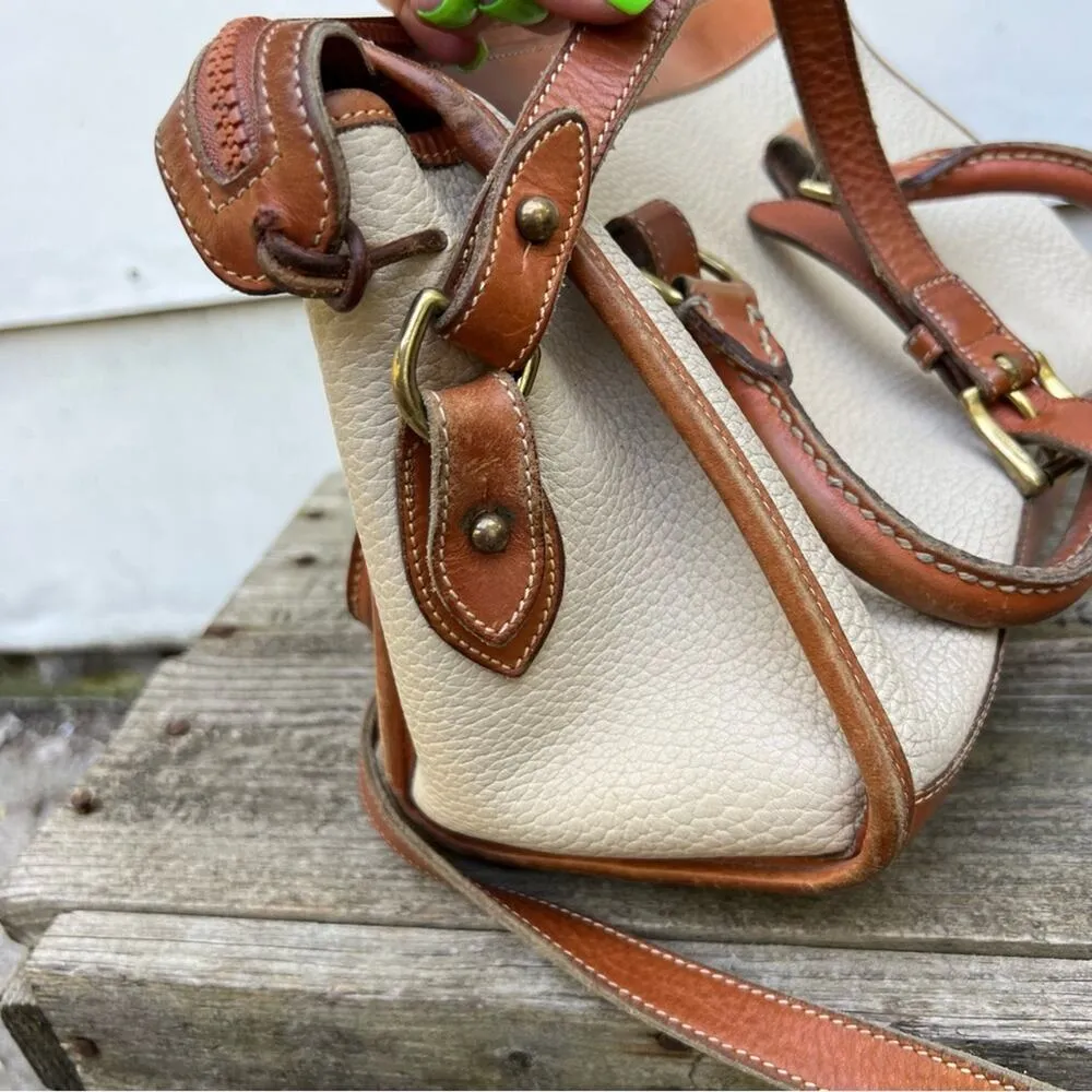 Vintage Dooney & Bourke All Weather Leather Top Handle Crossbody Convertible Bag - Image 5