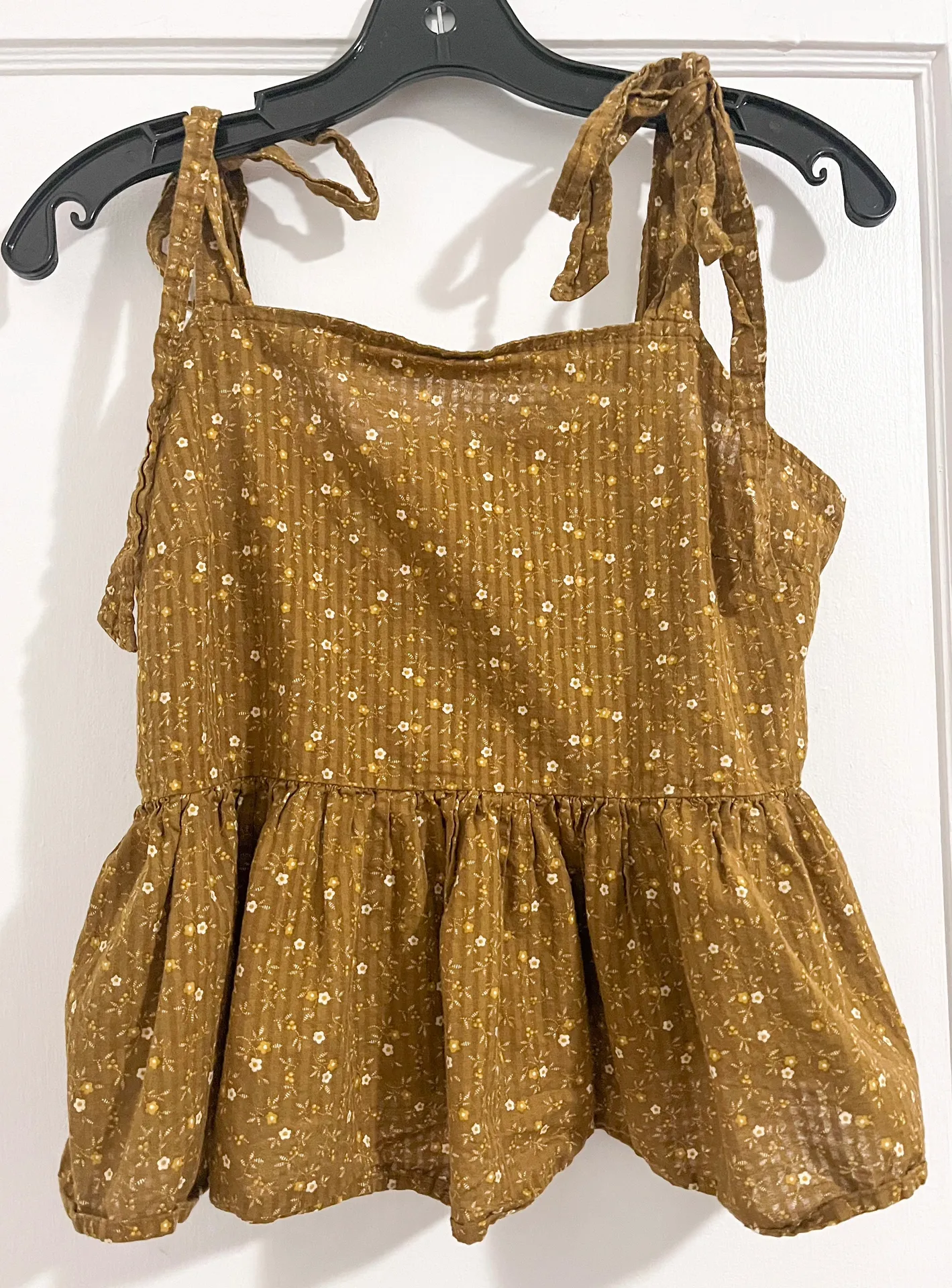 Babydoll Peplum Floral Top - Image 2