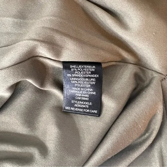 AFRM Asymmetrical Midi Tan‎ Side Slit Skirt Tan - Image 6