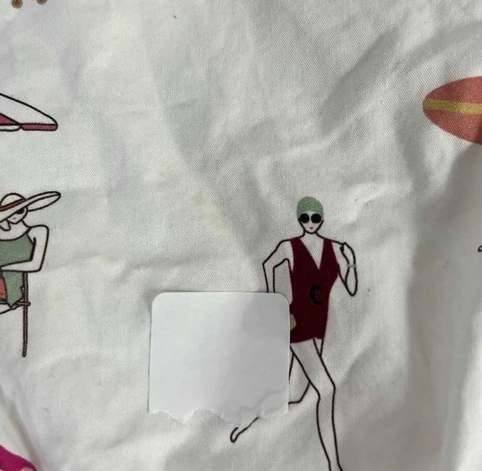 Hugo BOSS Daranta Dress White Palm Springs Print Mini Size 4 beach tropical - Image 7