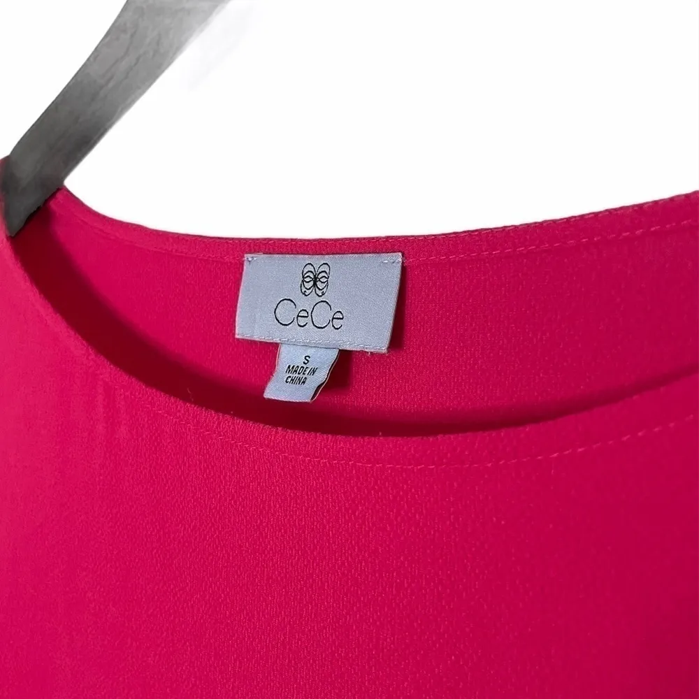 𝅺CECE Split Flare Sleeve Blouse with Bow - Image 2