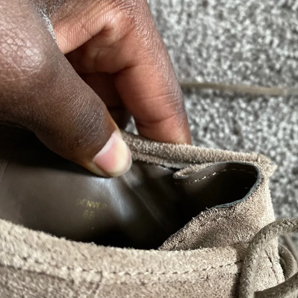 Lauren Ralph Lauren Suede Wedge Moccasin Shoes SIZE 6 - Image 6