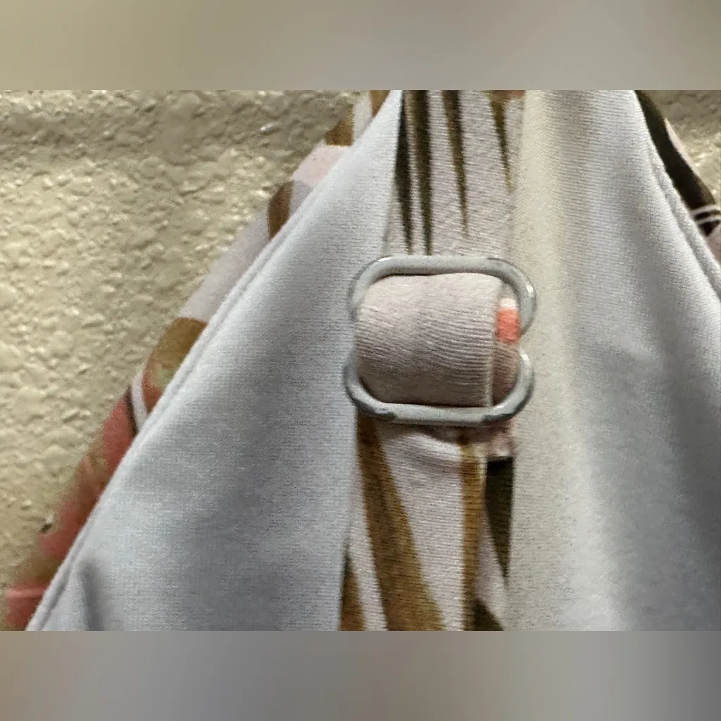 Old Navy Triangle Banded Tropical Floral Bikini Top Women's Sz Small - Image 7