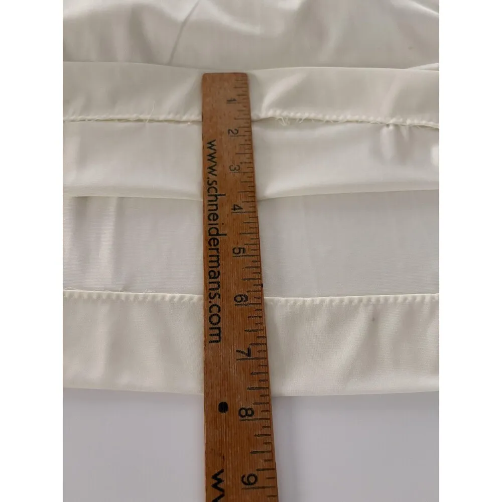 Vintage Kayser Nightgown Womens 36 Ivory Satin Maxi Fairy Whimsy Princess Size M - Image 13