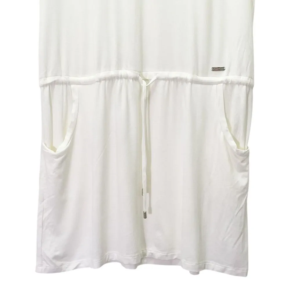 NWT Calvin Klein Swim Cover-Up Dress Size S/M Milk White Crochet Trim Beachwear - Image 8
