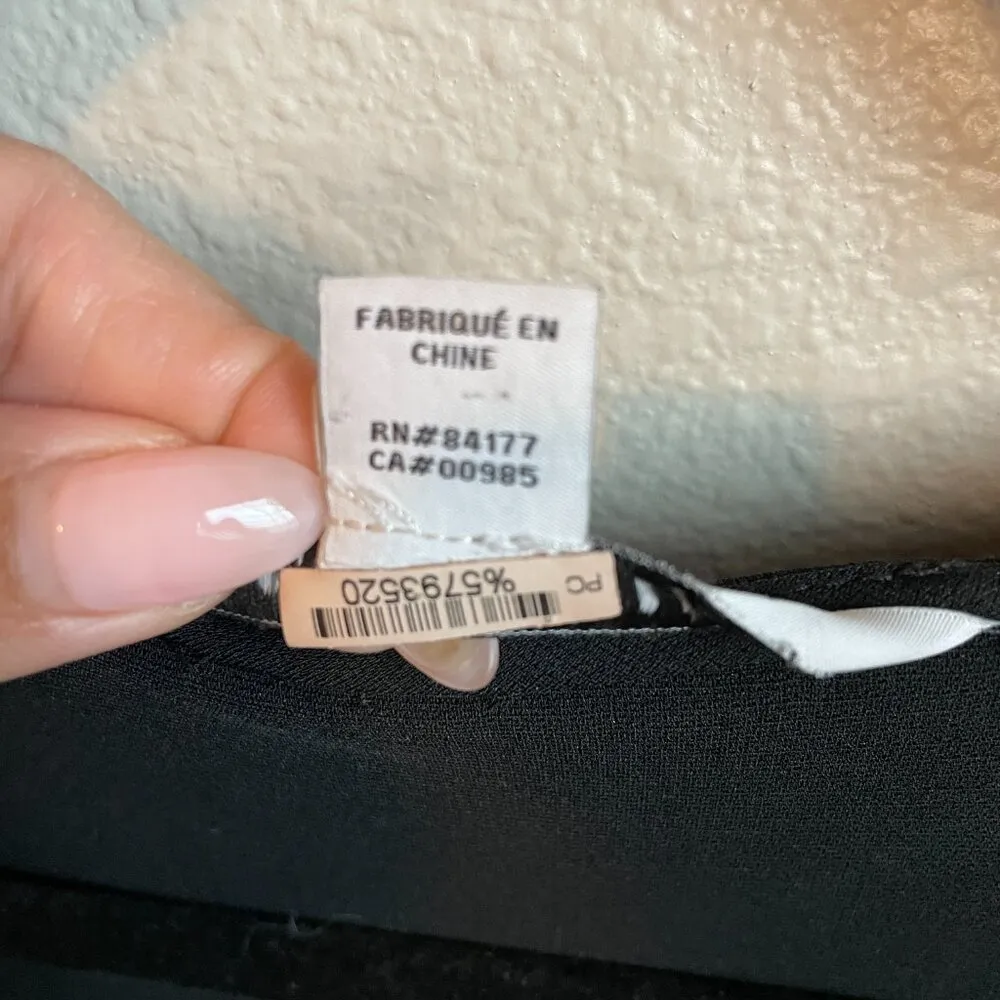 Diane Von Furstenberg DVF Black Norma Ponte Pencil Sheath Dress Size 10 Career - Image 7