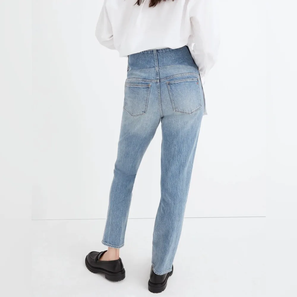 NWT Madewell the maternity perfect vintage jean in heathcote - Image 3