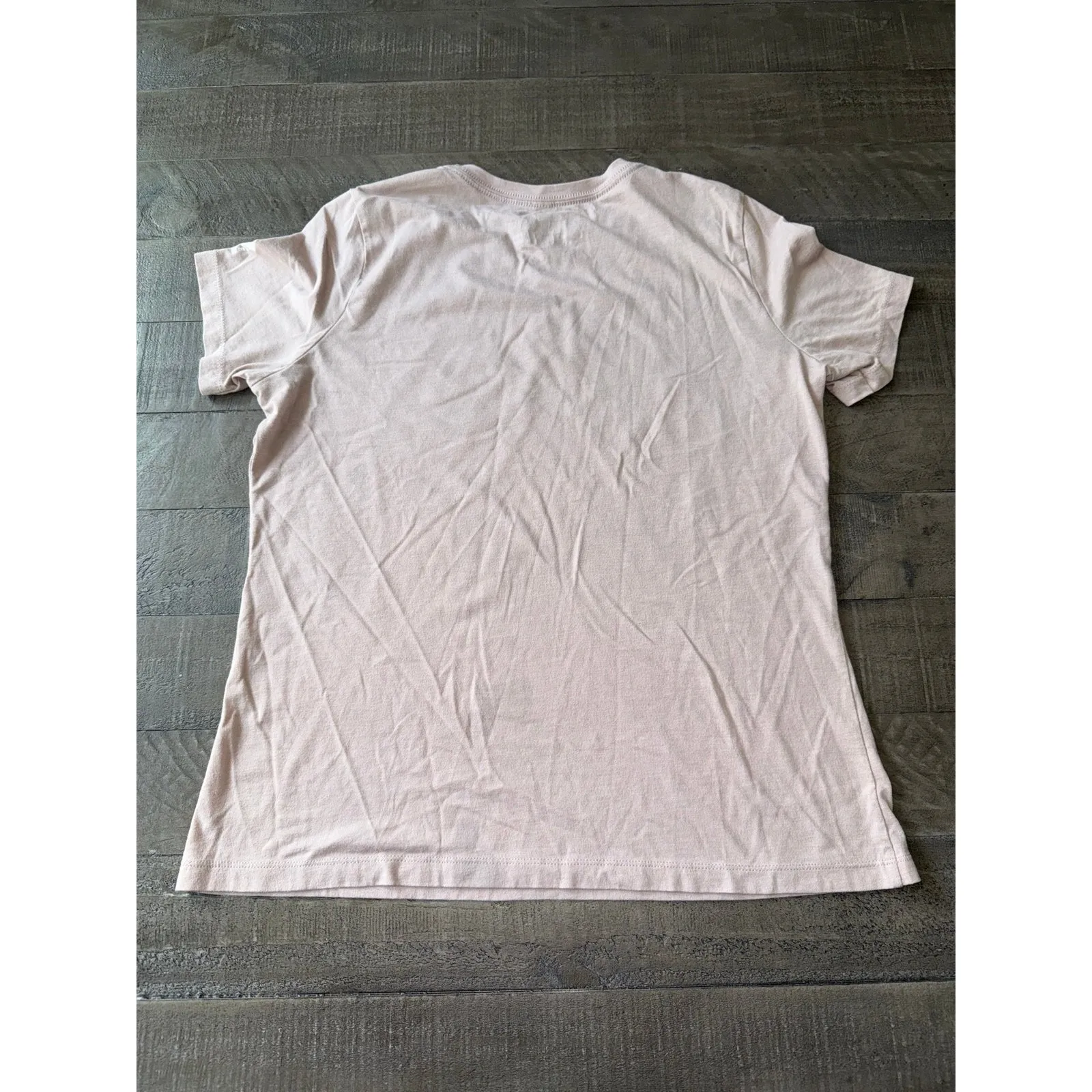 Cleveland Clothing Co Women's "Cleveland w/ peace sign" light‎ pink Tee Size M Size M - Image 4