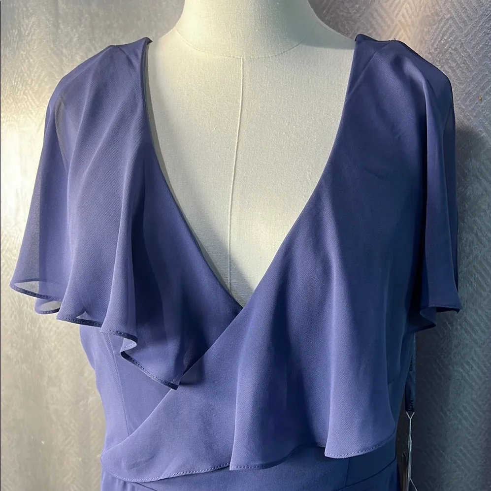 Mori Lee 21704 Flounce Top Bridesmaid Dress size14.                    order(61) - Image 5