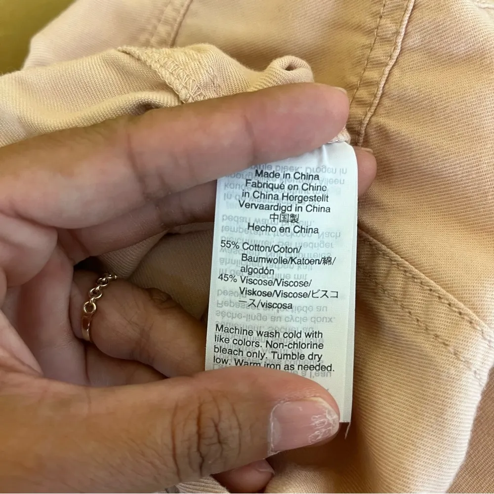 Madewell Top-Stitched Coverall Jumpsuit in Blush - Image 9