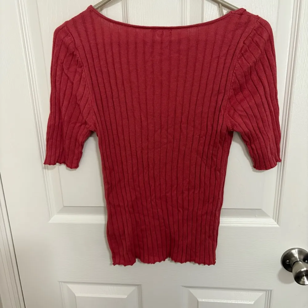 Intimately Free People Ribbed Short Sleeve Scoop Neck Top - Image 7