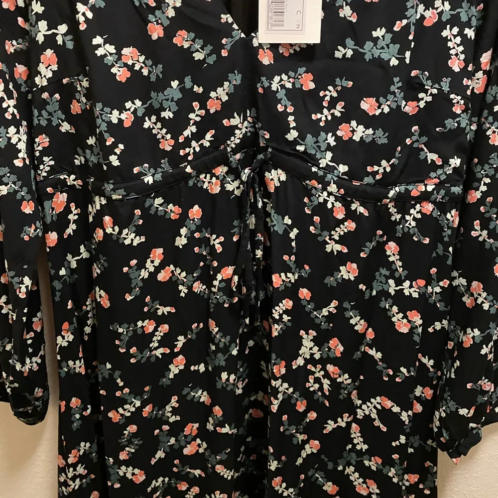 Hatch The Shana Midi Maternity Dress Black Rose Multi Size 0 (XS) New With Tag - Image 8