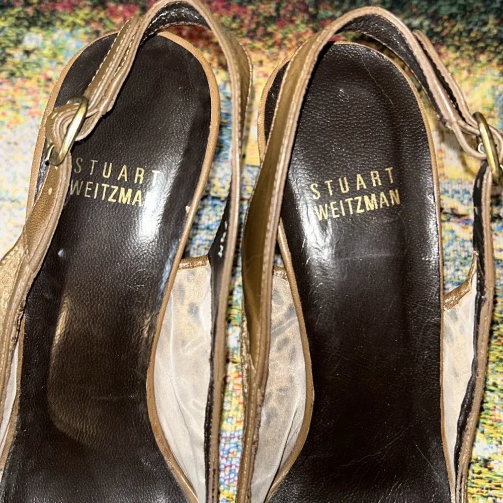 Size 7.5 Peeptoe Heels - Image 5