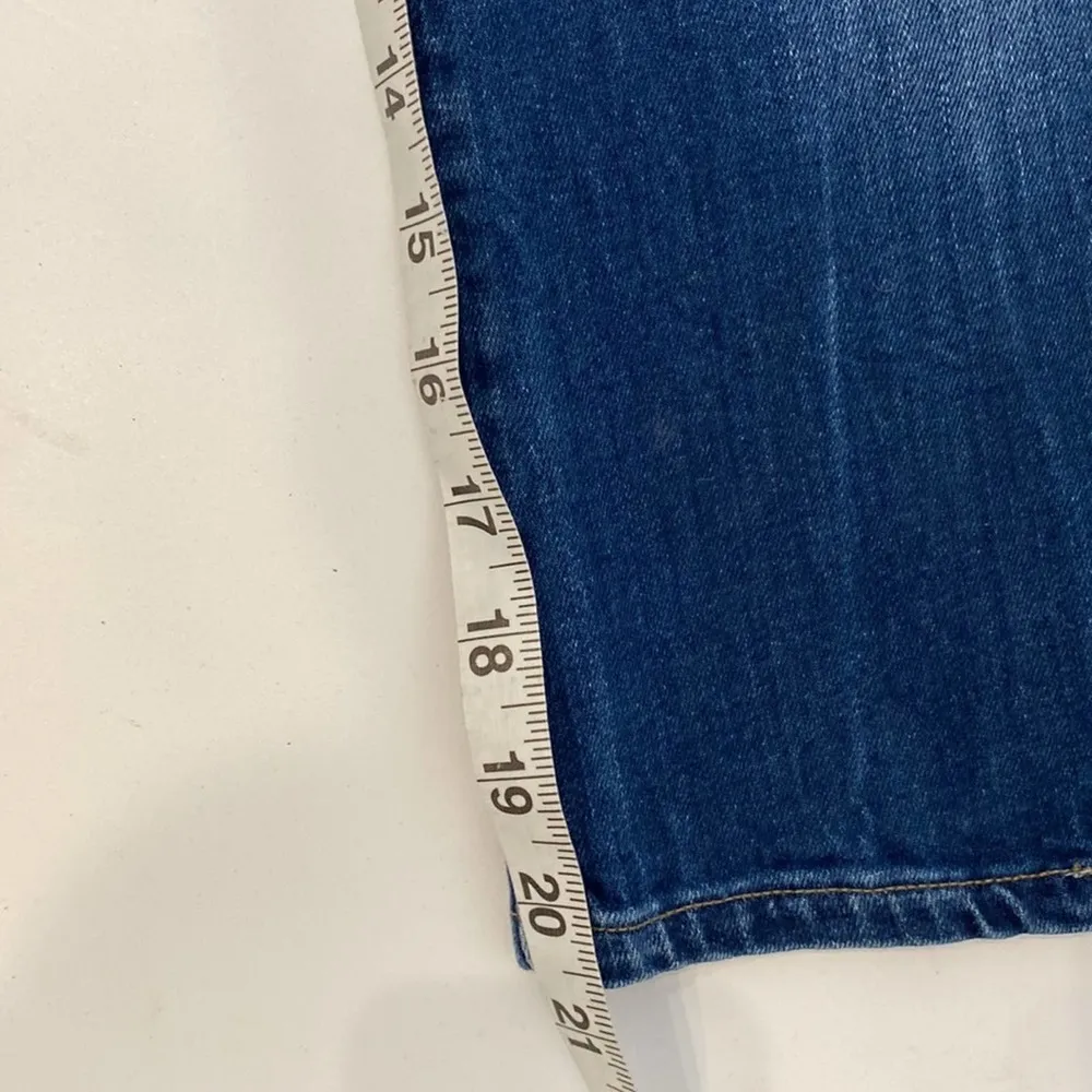 COH Dark Blue Wash Denim Cropped Capri Jeans Women’s EUC Sz 27 Cotton Stretch - Image 11