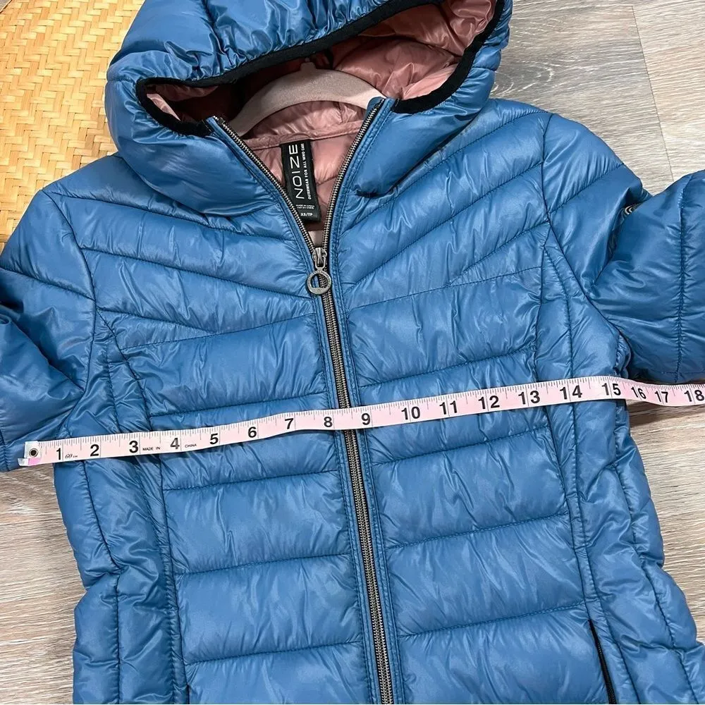 Noize blue‎ puffer jacket Size XS - Image 3