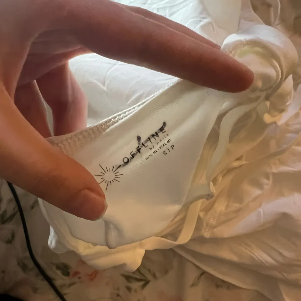 Aerie Offline Maggie White Ruffle Athletic Tennis Dress Built In Shorts Size S - Image 5