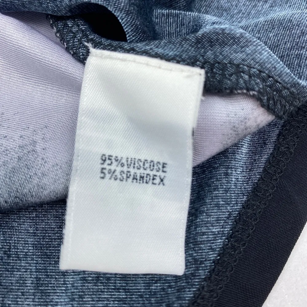 Kenneth Cole Tank Blouse S Purple Silver Black - Image 4