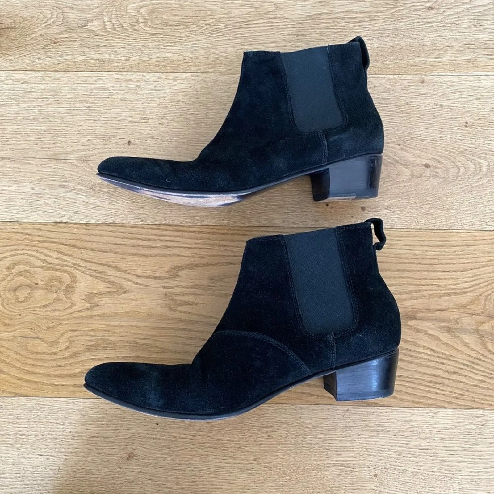 March NYC Suede Chelsea Boot in Black Size 9 - Image 3