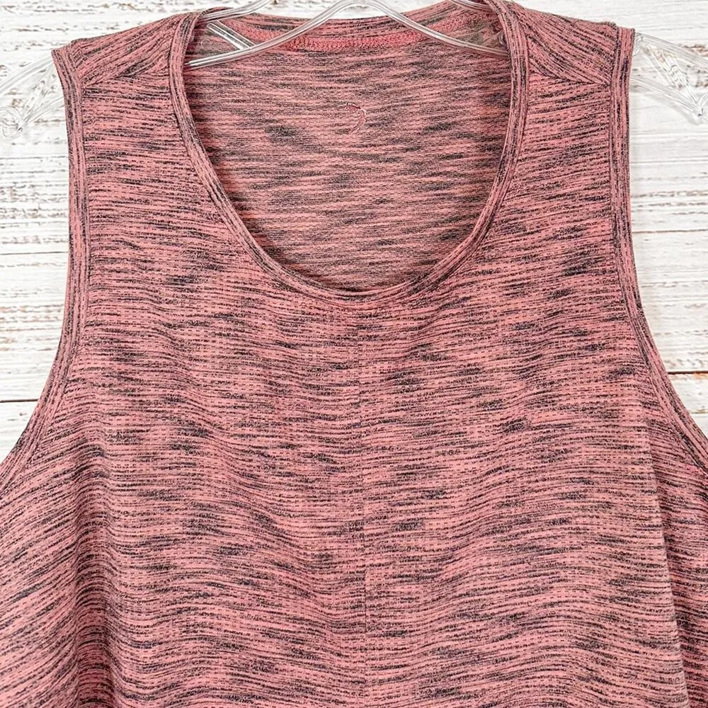 Zyia Active Heathered Pink Infinity Crop Tank, EUC, Size Medium, MSRP $47 - Image 4