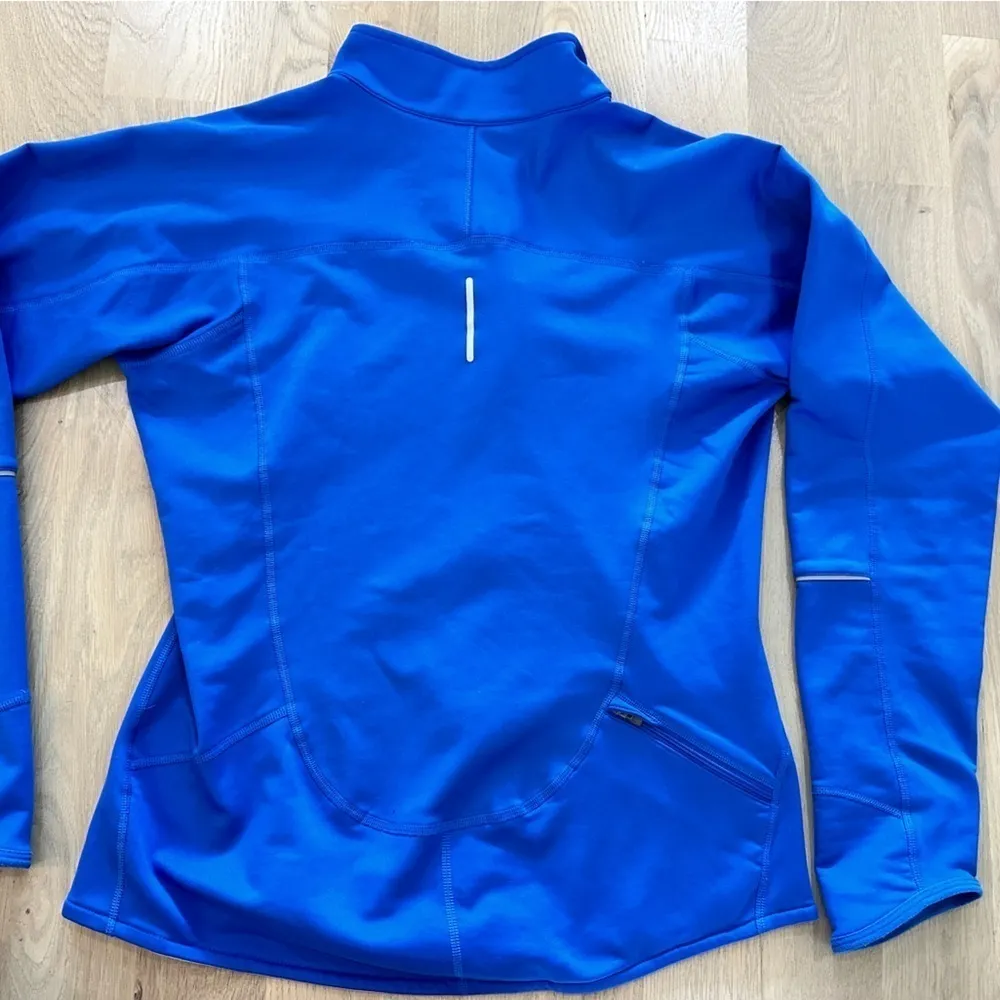 Nike running dri-fit zip up jacket - blue - women’s size medium - Image 2
