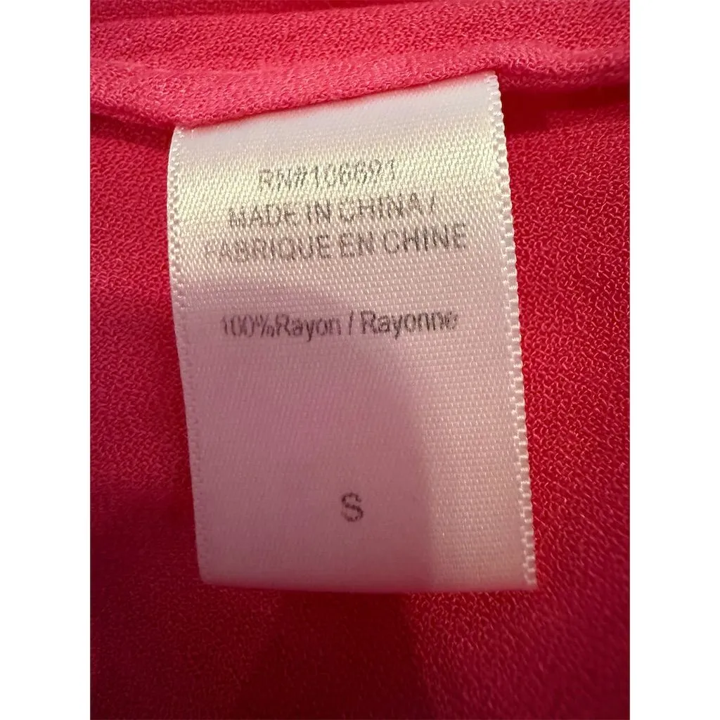 Young, Fabulous & Broke Women's Pink Asymmetric Midi Skirt Size S - Image 8