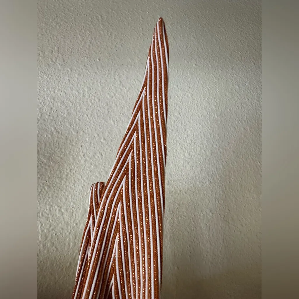 PQ Swim Aperol Stripe V Bandeau White Size L - Image 8