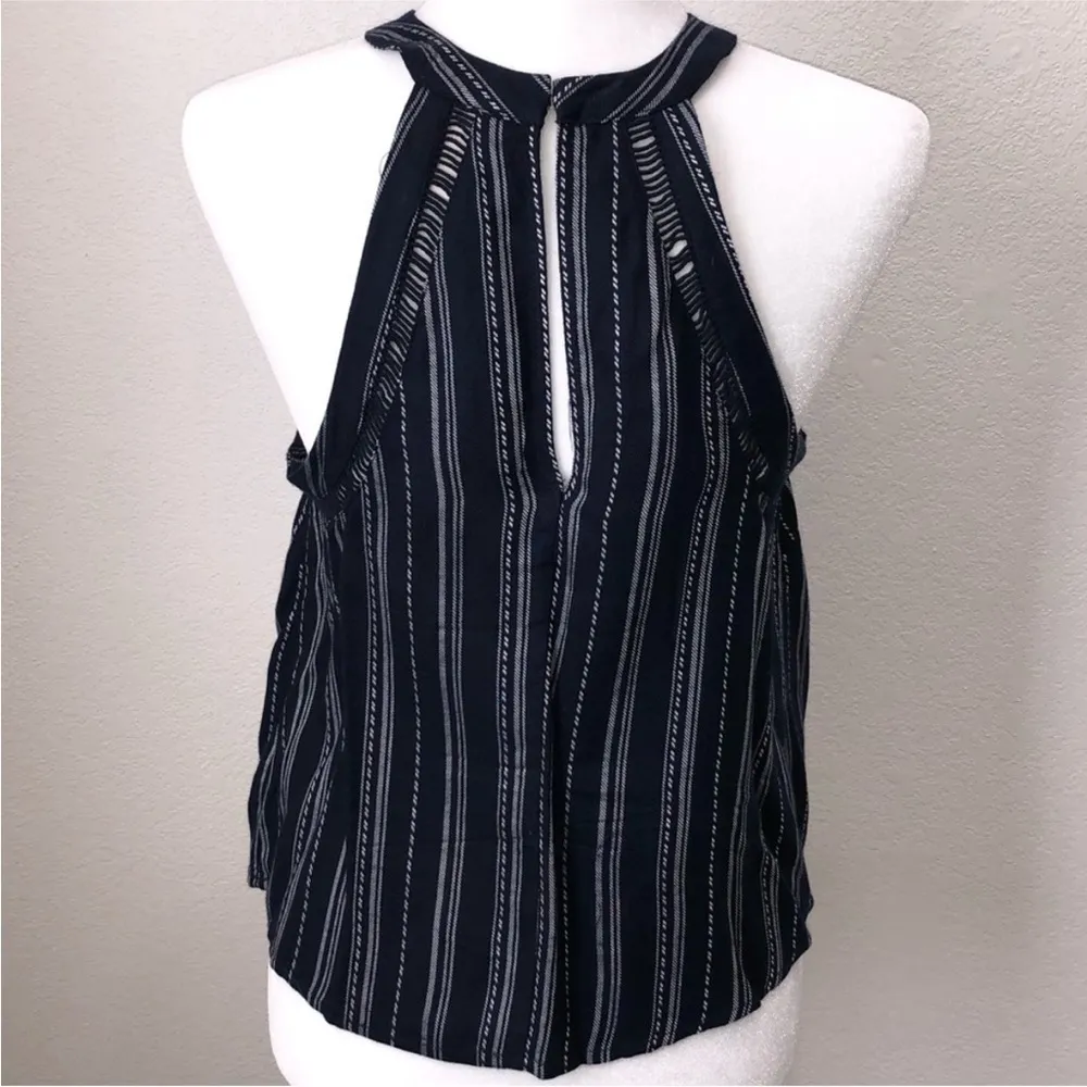 Mossimo Navy Tank Top Blouse Blue Size M - Image 2