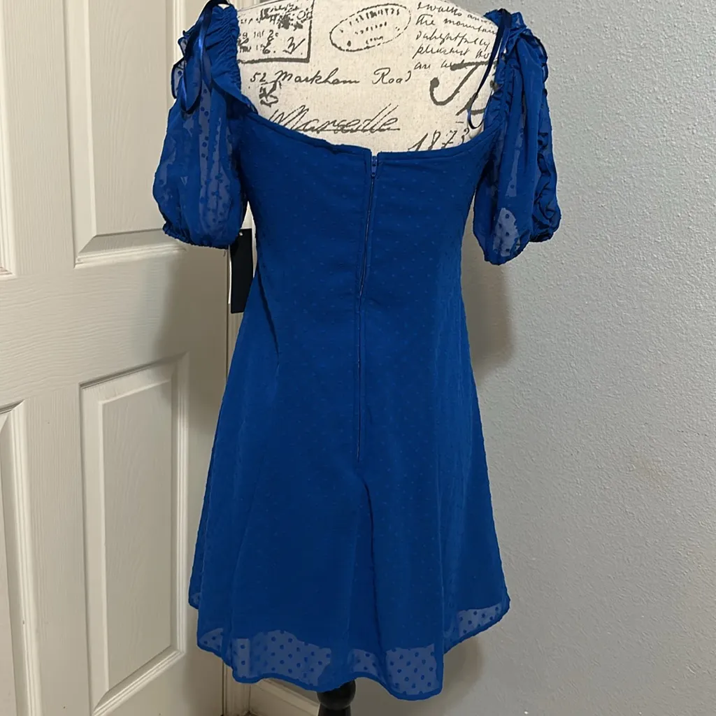 City Studio Royal Blue Mini Dress Size undefined - Image 4