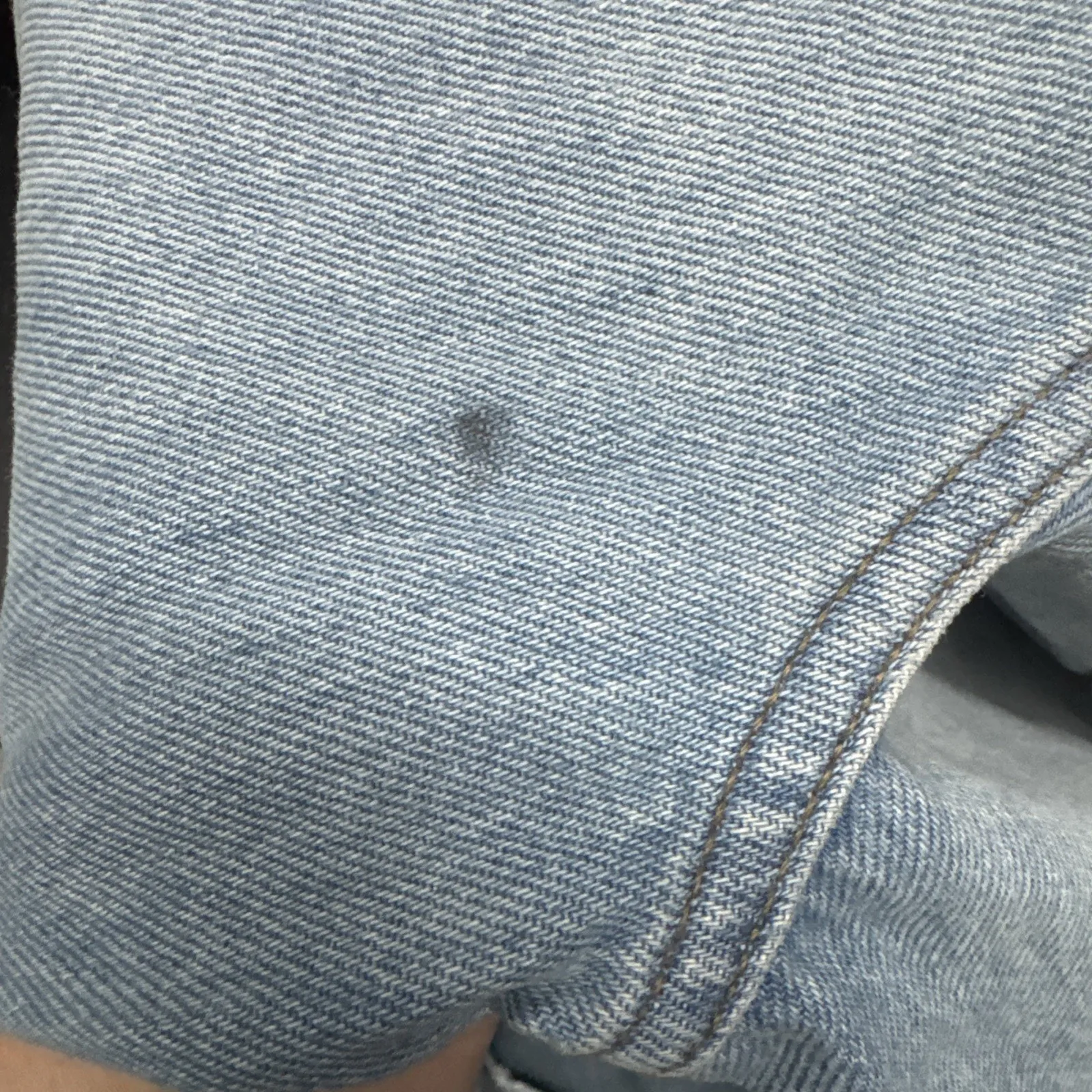 NWD Madewell Low Slung Baggy Jeans Distressed Cuffed Hallstead Wash Sz 25 Petite - Image 10