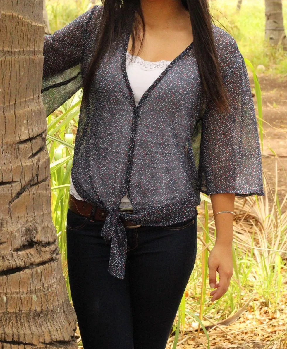 Sheer Kimono Top - Image 3