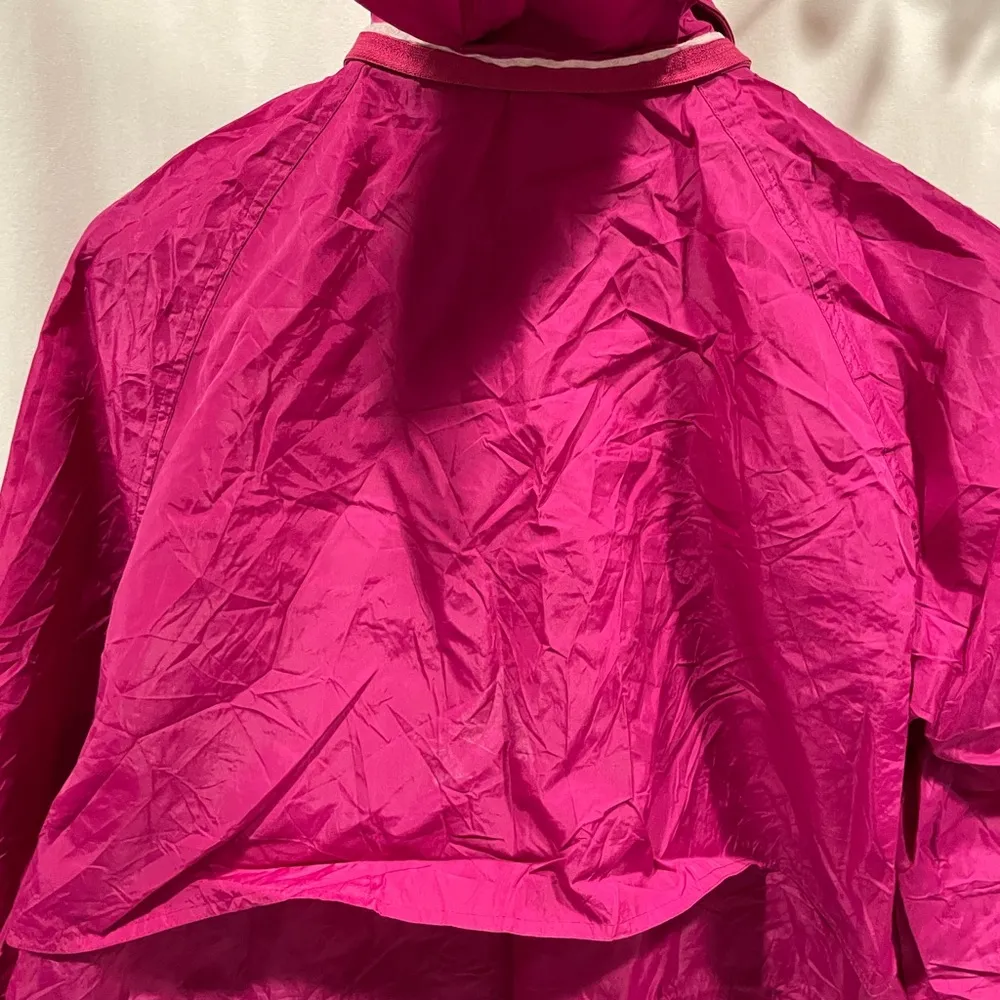 90’s raspberry woolrich maxi hooded rain parka packable travel lightweight - Image 6