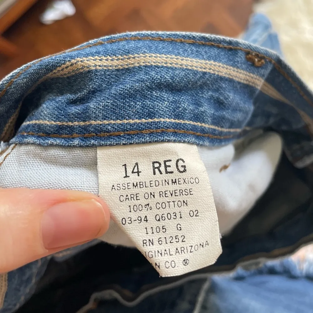 Vintage Jean shorts Arizona Jean Company long denim shorts - Image 5